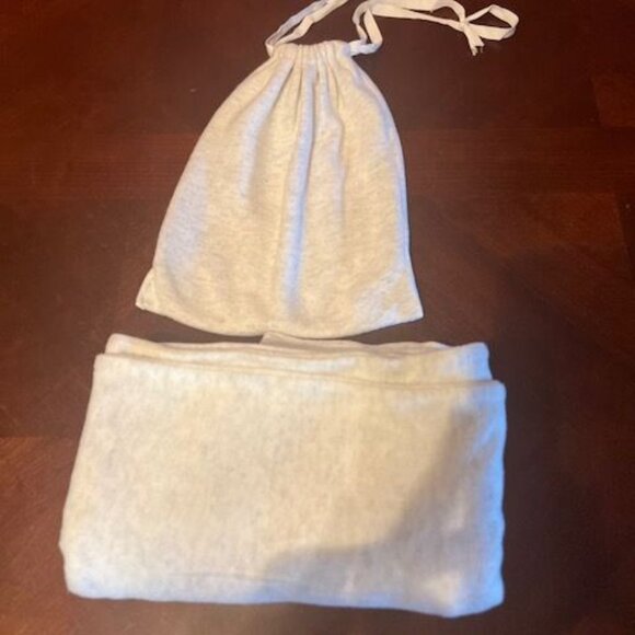 La Cera  Scarf & Bag Set Light Gray  Versatile accessory set - Picture 4 of 8